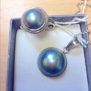 Bali Collection Mabe Pearl Set